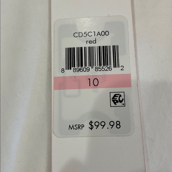 Calvin Klein Red Sheath Dress Size 10 - Picture 15 of 15